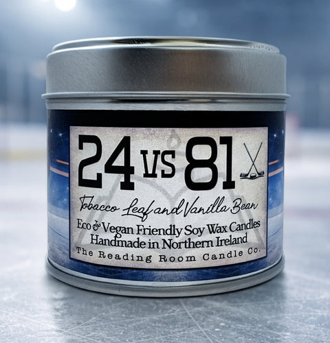 24 vs 81 Candle | Tobacco Leaf & Vanilla Bean | Soy Wax Candle