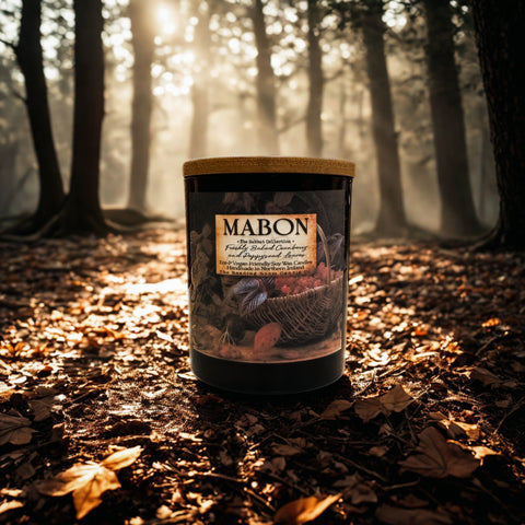 Mabon- Sabbat Collection-Limited Edition Soy Wax Candle-Freshly Baked Cranberry and Poppyseed Loaves
