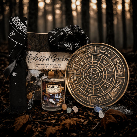 Blessed Samhain- Ltd Edition Candle and Ritual Set