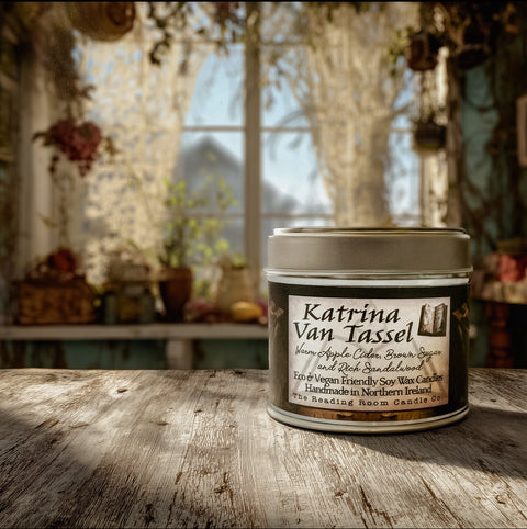 Katrina Van Tassel- Soy Wax Candle Ltd Edition Candle- Pumpkin, Mandarin & Spice