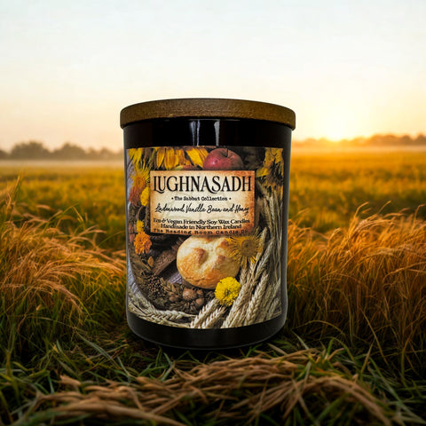 Lughnasadh Candle | Sabbat Soy Wax Candle | Lindenwood, Vanilla & Honey | Harvest Lammas Festival | Wheel of the Year