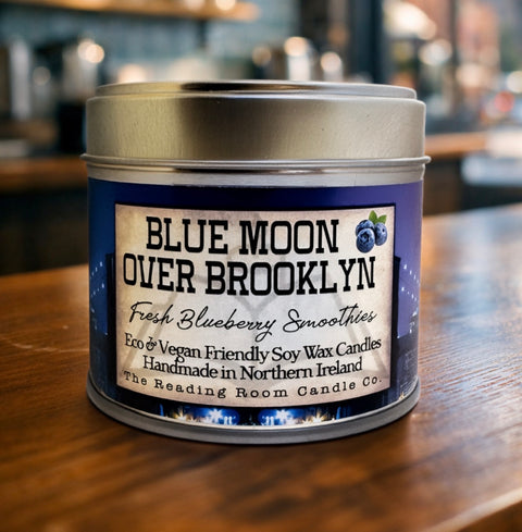 Blue Moon Over Brooklyn Candle | Soy Wax Candle | Blueberry & Vanilla