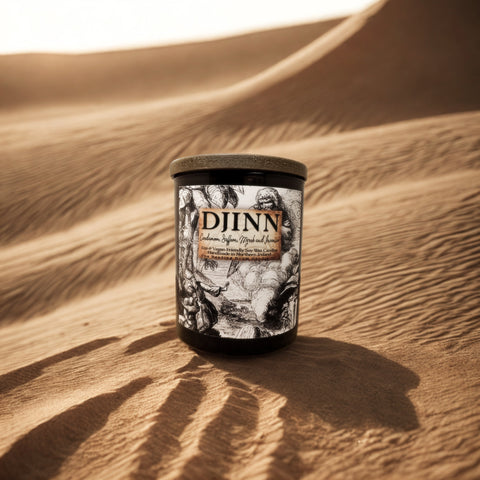 Djinn Candle Jar - Cardamom, Saffron, Myrrh and Incense