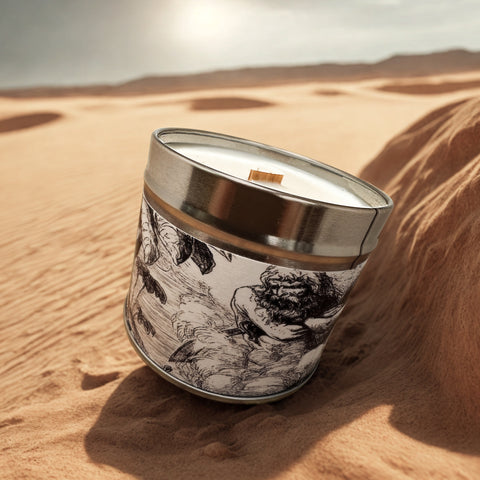 Djinn Candle - Cardamom, Saffron, Myrrh and Incense