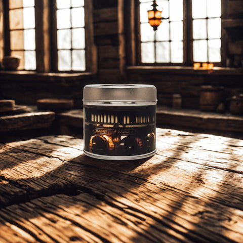Old Dragon Tavern Soy Wax Candle | Brandy, Sage and Spiced Mead Scent | Fantasy Inspired Wooden Wick Candle