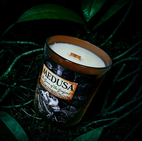 Medusa Candle Jar- The Grove of The Gorgons
