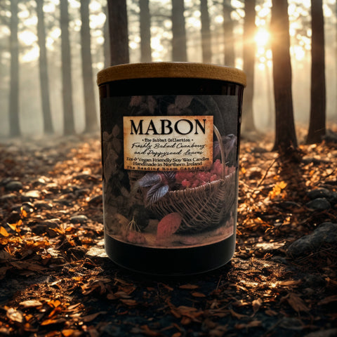 Mabon- Sabbat Collection-Limited Edition Soy Wax Candle-Freshly Baked Cranberry and Poppyseed Loaves