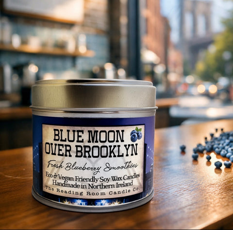 Blue Moon Over Brooklyn Candle | Soy Wax Candle | Blueberry & Vanilla