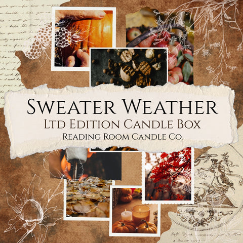Sweater Weather Candle Box | Limited Edition Autumn Candle Set | Fall Cozy Gift Box |