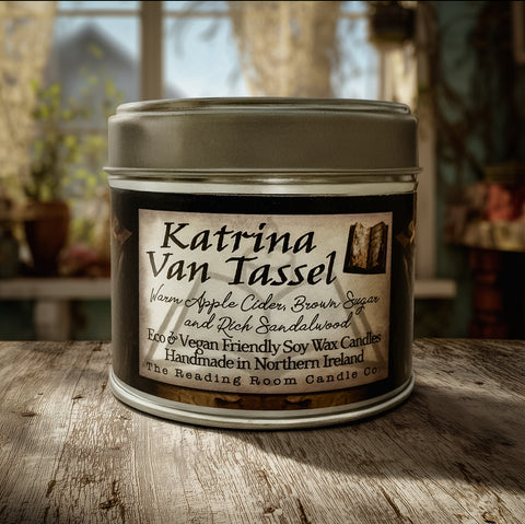 Katrina Van Tassel- Soy Wax Candle Ltd Edition Candle- Pumpkin, Mandarin & Spice