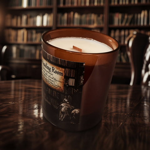 The Reading Room Candle | Signature Scent | Opulent Florals, Wood Resins & Litsea Cubeba | Wood Wick Soy Candle