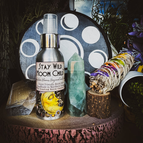 Stay Wild Moon Child - Room Spray - Wisteria Blooms, Bergamot and Cedar