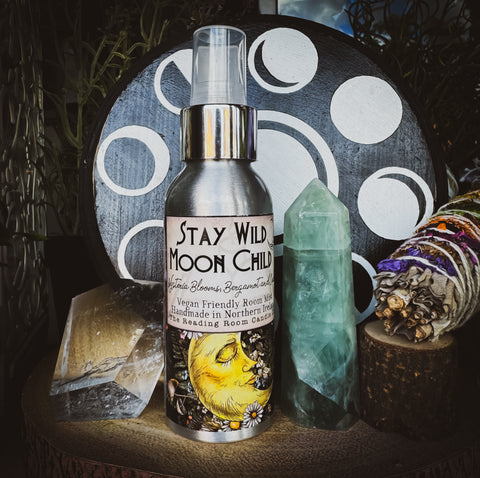 Stay Wild Moon Child - Room Spray - Wisteria Blooms, Bergamot and Cedar