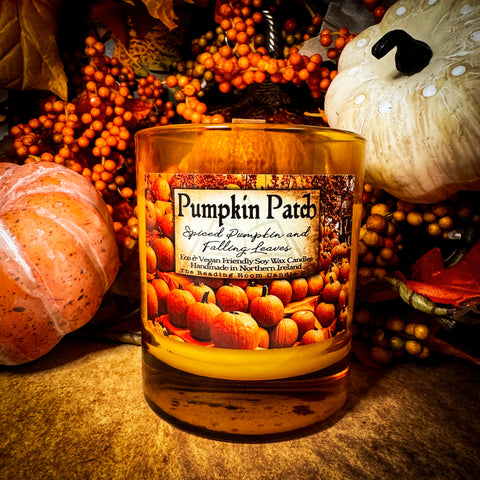 Pumpkin Patch Ltd Edition Candle- Spiced Pumpkin and Falling Leaves