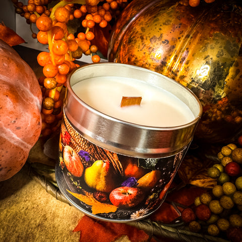 Autumn's Fruit Basket Soy Wax Candle Ltd Edition- Ripened Blueberries, Raspberries and Strawberries