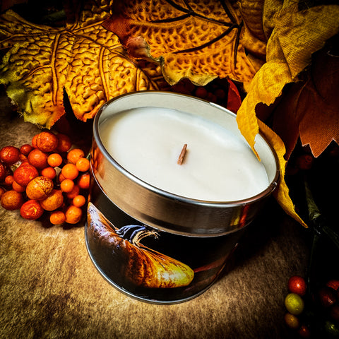 The Pumpkin King Soy Wax Candle Ltd Edition Candle- Pumpkin, Mandarin & Spice