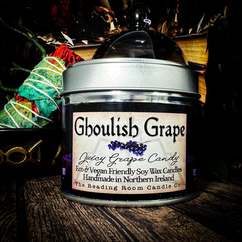 Ghoulish Grape Soy Wax Candle Ltd Edition- Juicy Grape Candy