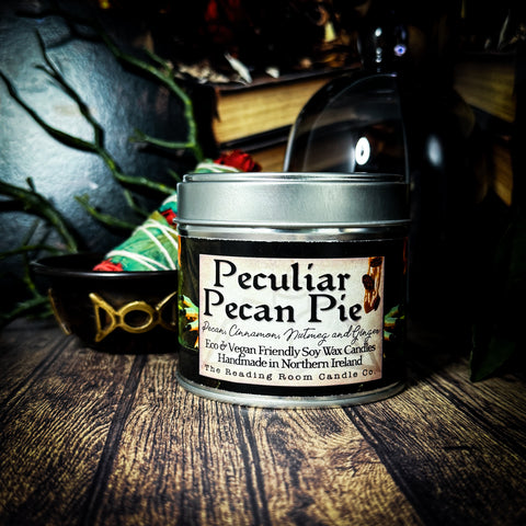 Peculiar Pecan Pie Soy Wax Candle Ltd Edition- Pecan, Cinnamon, Nutmeg and Ginger