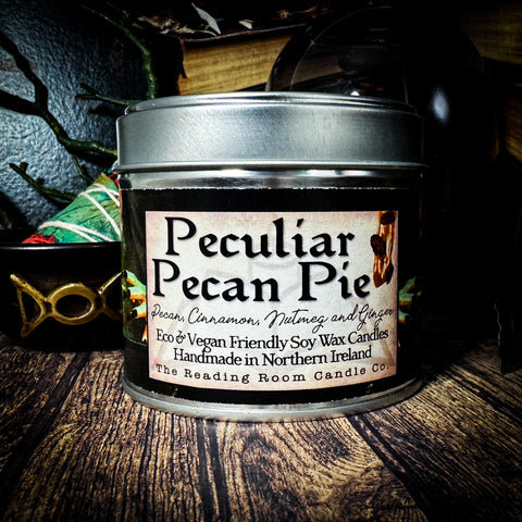 Peculiar Pecan Pie Soy Wax Candle Ltd Edition- Pecan, Cinnamon, Nutmeg and Ginger