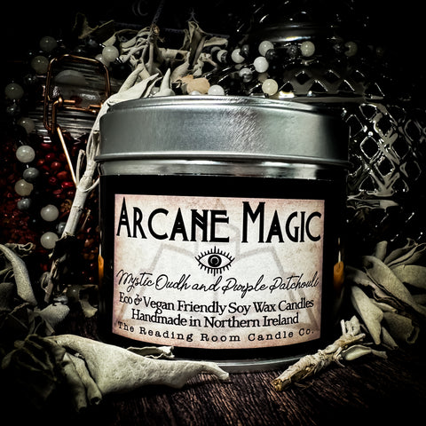 Arcane Magic Candle- Mystic Oudh and Purple Patchouli