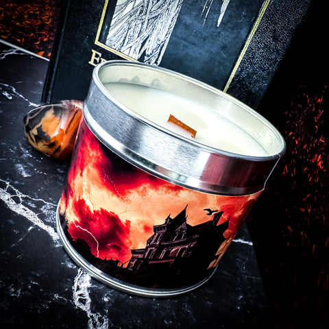 The Fall of the House of Usher Candle-Dark Opulent Fruit, Heady Florals and Amber