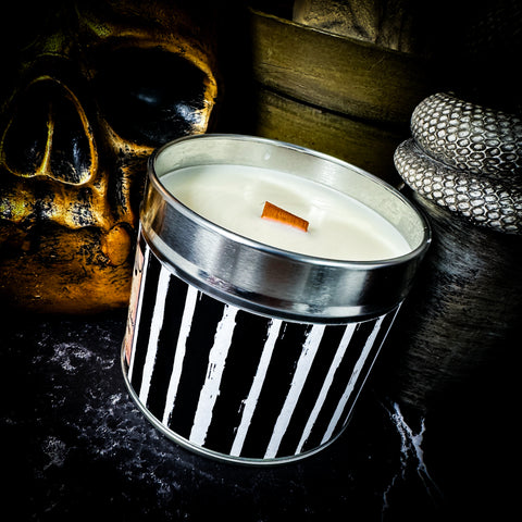 Strange and Unusual Candle- Cedarwood, Vetiver, Incense and Amber