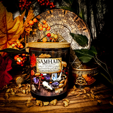 Samhain- Sabbat Collection-Limited Edition Candle- Cardamom, Sweet Orange, Ginger and Crushed Pumpkin Spice