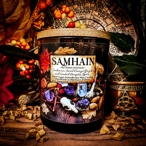 Samhain- Sabbat Collection-Limited Edition Candle- Cardamom, Sweet Orange, Ginger and Crushed Pumpkin Spice