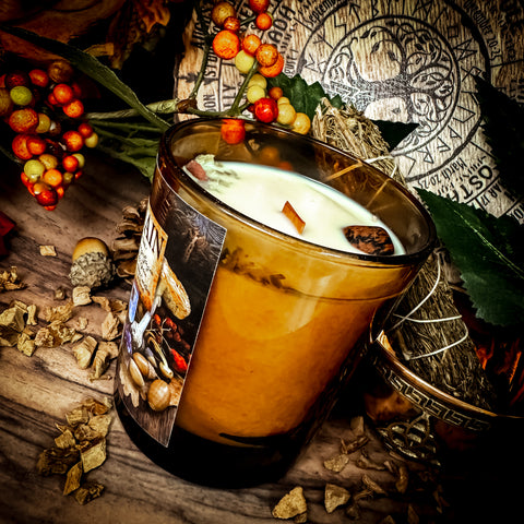 Samhain- Sabbat Collection-Limited Edition Candle- Cardamom, Sweet Orange, Ginger and Crushed Pumpkin Spice