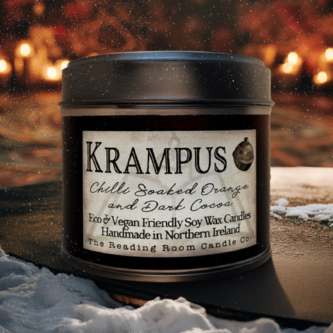 Krampus Candle | Limited Edition Soy Wax | Chilli Orange & Dark Cocoa