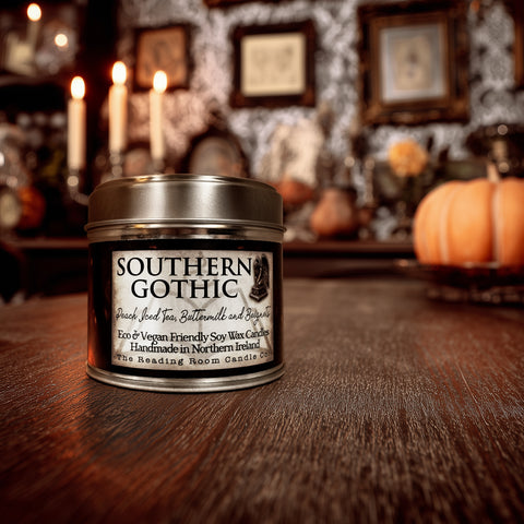 Southern Gothic Candle | Peach Iced Tea, Buttermilk & Beignets | New Orleans Inspired Soy Wax Candle