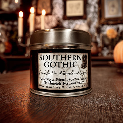 Southern Gothic Candle | Peach Iced Tea, Buttermilk & Beignets | New Orleans Inspired Soy Wax Candle
