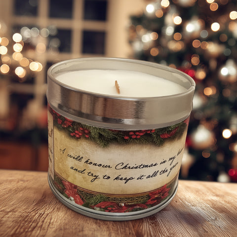 A Christmas Carol Soy Wax Candle- Limited Edition- Sweet Orange, Winter Berries and Roast Pistachio