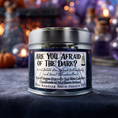 Are You Afraid of The Dark Candle | Limited Edition Soy Wax | Sweet Potato Pie, Spiced Pastry & Burnt Marshmallow