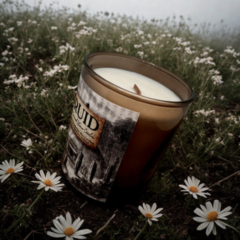 Druid Candle Jar - Moss Covered Standing Stones