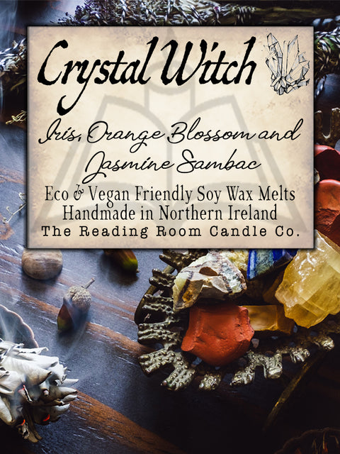 Crystal Witch - Pure Soy Wax Melts - Iris, Orange Blossom and Jasmine Sambac