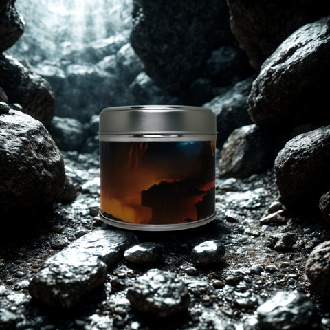Dwarf Mines Soy Wax Candle | Earth, Cedarwood and Frankincense Resin Scent | Fantasy Inspired Candle