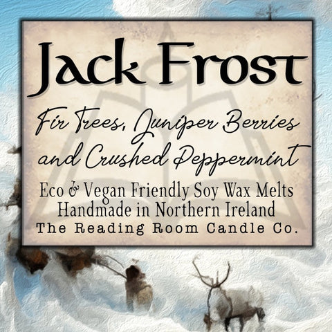 Jack Frost- Pure Soy Wax Melts-Limited Edition-Fir Trees, Juniper Berry and Crushed Peppermint