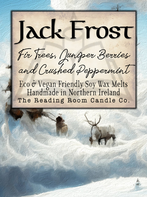Jack Frost- Pure Soy Wax Melts-Limited Edition-Fir Trees, Juniper Berry and Crushed Peppermint