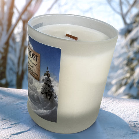 Jack Frost Candle Jar | Limited Edition Soy Wax | Fir Trees, Juniper & Crushed Peppermint