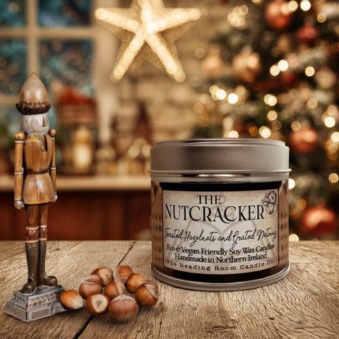 The Nutcracker Candle | Limited Edition Soy Wax | Toasted Hazelnuts & Grated Nutmeg
