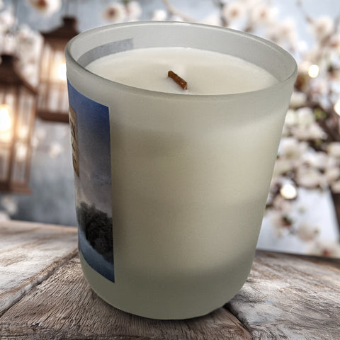 The Snow Queen Tin Candle Jar | Limited Edition Soy Wax | Winter Florals, Snowflakes & Cedar