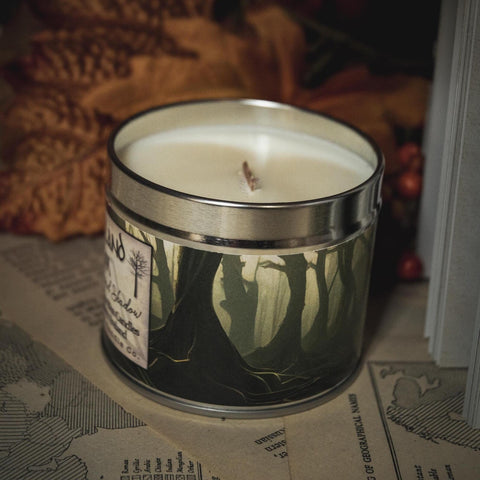 Woodland Realm Soy Wax Candle | Autumn Forest Scent Wooden Wick Candle