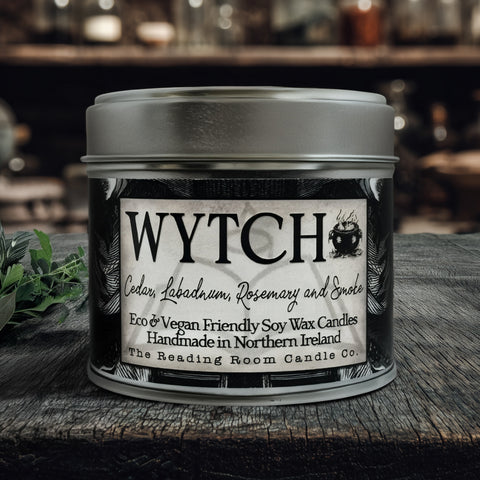 Wytch Candle Tin - Cedar, Labadnum, Rosemary and Smoke