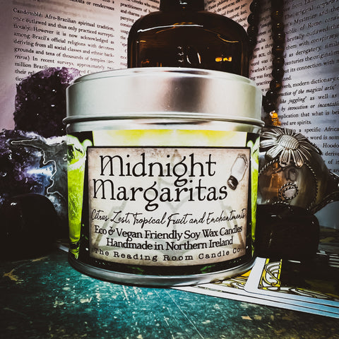 Midnight Margaritas Soy Wax Candle Ltd Edition- Citrus Zest, Tropical Fruit and Enchantments