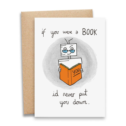 'If You Were A Book'- Debmon Designs Greetings Card