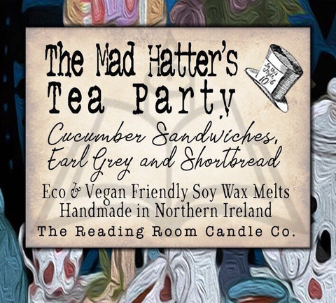 Mad Hatters Tea Party-Pure Eco-Soy Wax Melts- Earl Grey and Shortbread