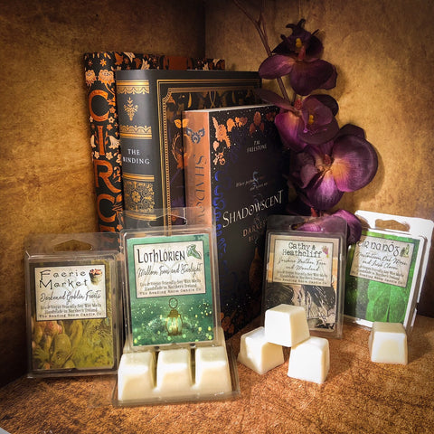 The Raven- Pure Soy Wax Melts-Heliotrope, Violet & Leather