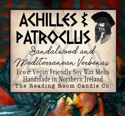 Achilles & Patroclus-Pure Soy Wax Melts- Sandalwood and Mediterranean Verbenas