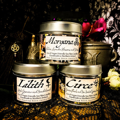 Lilith Soy Wax Candle- Rich Jasmine and Sandalwood